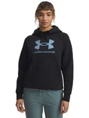 Bluzy damskie - Under Armour Bluza polarowa w kolorze czarnym - miniaturka - grafika 1