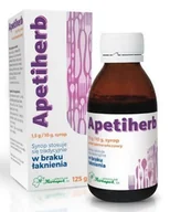 Układ pokarmowy - Herbapol WROCŁAWSKIE ZAKŁADY ZIELARSKIE S.A. Apetiherb 1,5 g/10 g syrop 125 g - miniaturka - grafika 1