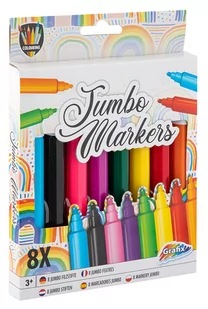 8 Markerów Jumbo - Etykiety samoprzylepne i bloki etykiet - miniaturka - grafika 1