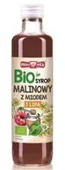 Syropy i koncentraty owocowe - Polska Róża BIO Syrop malinowy z lipą i miodem bez dodatku cukru 250ml 11POLBIOML - miniaturka - grafika 1