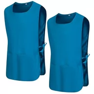 Fartuchy i rękawice kuchenne - MISEMIYA - Pakiet 2 Sztuk - Fartuch Jednolite Czyszczenie Pracy MEDYCZNE MEDYCZNE Czyszczenie Weterynaryjne 2-3301, Turkusowy 68, M - miniaturka - grafika 1