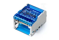 Inne akcesoria elektryczne - SHNK4x7 Czterobiegunowy modułowy blok rozdzielczy 4x (5×6 mm2, 2×25 mm2) - miniaturka - grafika 1