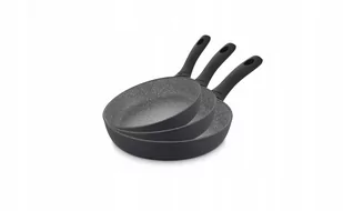 Gerlach Zestaw 3 patelni GRANITEX GREY 20/24/28 cm - Zestawy garnków i patelni - miniaturka - grafika 1