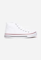 Trampki męskie - Biało-Czerwone Trampki Neasea - miniaturka - grafika 1