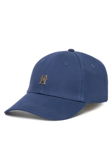 Tommy Hilfiger Czapka z daszkiem Elevated Chic AW0AW17631 Granatowy - Czapki damskie - miniaturka - grafika 1