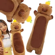 Maskotki i pluszaki - Kapibara poduszka Capybara Maskotka Wałek 60cm S - miniaturka - grafika 1