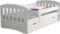 Łóżka dla dzieci i młodzieży - Elior Łóżko dziecinne z barierką Pinokio 2X mix 80x180 - szare - miniaturka - grafika 1