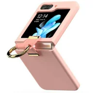 Etui i futerały do telefonów - Mercury etui Gold Ring Flip6 F741 różowy/pink - miniaturka - grafika 1