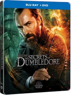 FANTASTYCZNE ZWIERZĘTA: TAJEMNICE (STEELBOOK BLU-RAY+DVD) lektor, napisy PL - Filmy przygodowe Blu-Ray - miniaturka - grafika 1