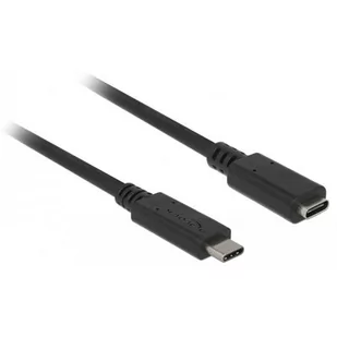 DeLOCK Przedłużacz Usb 3.1 C(M) - C(f) 2m czarny - Kontrolery - miniaturka - grafika 2