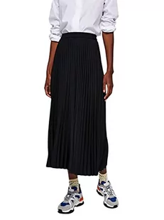 SELECTED FEMME Damska spódnica Slfalexis Mw Midi Noos, Czarny, 66 PL - Spódnice - miniaturka - grafika 1
