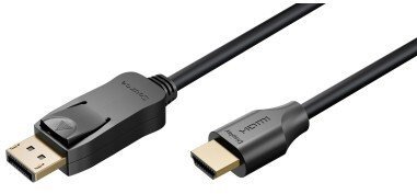 Goobay Kabel DisplayPort do HDMI 8K/60Hz 2m czarny 80525