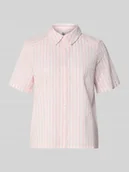 Bluzki damskie - bluzka koszulowa o kroju regular fit z czystej bawełny model 'TINNA' - miniaturka - grafika 1