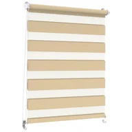 Rolety - Roleta dzień noc Classic Click 68.5 x 140 cm latte - miniaturka - grafika 1