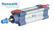 Akcesoria pneumatyczne - Siłownik Pneumatyczny z jednostronnym tłoczyskiem ISO15552. Średnica tłoka 63mm skok 80mm D63x80, FMS063.0080.00 - miniaturka - grafika 1