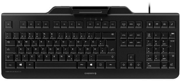 Cherry Biuro USB AZERTY Francuski Czarny JK-A0400FR-2