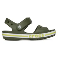 Buty dla dziewczynek - CROCS BAYABAND SANDAL K 211054-309 Zielony - miniaturka - grafika 1