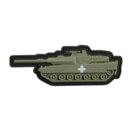 Odzież taktyczna i umundurowanie - M-Tac - Naszywka Czołg - PVC 3D - Krzyż - Oliwkowy - 51338310 - miniaturka - grafika 1