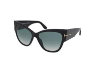 Okulary przeciwsłoneczne - Okulary przeciwsłoneczne Tom Ford Anoushka FT0371 01B - miniaturka - grafika 1