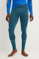 Spodnie sportowe męskie - Helly Hansen legginsy funkcyjne kolor turkusowy - miniaturka - grafika 1