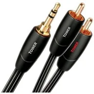 Kable - Kabel AQ Tower JR 3,5 mm/2x RCA, 1,5 m (qtowjr0015) Czarny - miniaturka - grafika 1