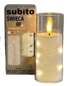 Świece - Świeca LED Subito 12,5 cm kość słoniowa - miniaturka - grafika 1