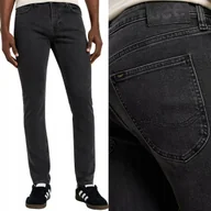 Spodnie męskie - Lee MALONE SKINNY Dark Asphalt DżINS SZARE SPODNIE JEANSOWE RURKI W30 L32 - miniaturka - grafika 1