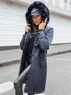 Kurtki damskie - Kurtka zimowa damska parka LUSTER granatowa Dstreet TY4018-XXL - miniaturka - grafika 1