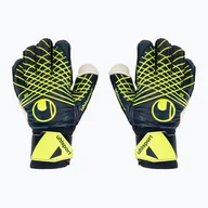 Piłka nożna - Rękawice bramkarskie uhlsport Prediction Soft Flex Frame black/white/fluo orange WYSYŁKA W 24H 30 DNI NA ZWROT - miniaturka - grafika 1