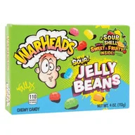Cukierki - Warheads Sour Jelly Beans 113g - miniaturka - grafika 1