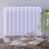 Firany - Firanka batyst gotowa z lamówką 300x150 cm biała - miniaturka - grafika 1