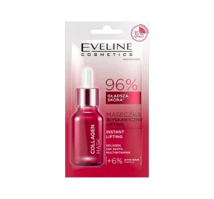 Eveline Collagen Mask błyskawicznie liftingująca maseczka do twarzy 8 ml - Maseczki do twarzy - miniaturka - grafika 1