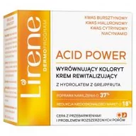 Kremy do twarzy - Lirene Acid power rewitalizjący krem wyrównujacy koloryt 50 ml - miniaturka - grafika 1