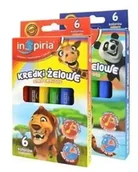 Kredki, ołówki, pastele i pisaki - Kredki żelowe 6 kolorów - InSpiria - miniaturka - grafika 1