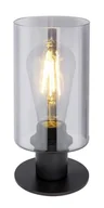 Lampy stojące - Lampka stojąca Hadera 15465T na komodę czarna przydymiona - miniaturka - grafika 1