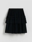 Sukienki i spódniczki dla dziewczynek - Reserved - Tiulowa spódnica - czarny - miniaturka - grafika 1