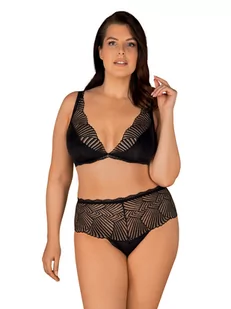 Komplet Klarita 2-częściowy Czarny (Rozmiar XXL/XXXL) - Piżamy damskie - miniaturka - grafika 3