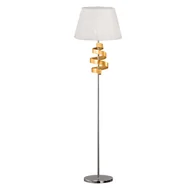 Lampy stojące - Candellux DENIS Lampa podłogowa Chrom/zloty 1x60W E27 51-23506 - miniaturka - grafika 1