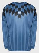 Koszulki sportowe męskie - adidas Longsleeve Rekive Graphic HK7331 Niebieski Loose Fit - miniaturka - grafika 1