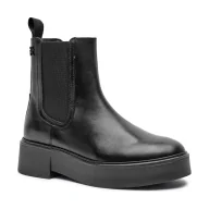 Sztyblety damskie - Tommy Hilfiger Skórzane sztyblety CHELSEA - miniaturka - grafika 1