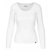 Odzież taktyczna i umundurowanie - PITBULL KOSZULKA z długim rękawem damska Heavy Weight 300 Rib Longsleeve '25 - Biała  (34) - miniaturka - grafika 1
