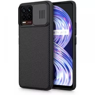 Etui i futerały do telefonów - Nillkin Etui Camshield do Realme 8 / 8 Pro Black - miniaturka - grafika 1