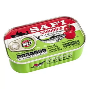 Safi Sardynki W Sosie Pomidorowym 125 G - Konserwy i dania rybne - miniaturka - grafika 1