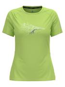Koszulki sportowe damskie - Odlo Koszulka funkcyjna "Essential" w kolorze zielonym - miniaturka - grafika 1