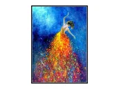 Malowanie po numerach - Haft Diamentowy, Obraz, Mozaika Diamentowa Diamond Painting, Kolorowa Sukienka 30X40Cm - miniaturka - grafika 1