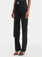 Spodnie damskie - Marella Chinosy Elica 2613131063 Czarny Slim Fit - miniaturka - grafika 1