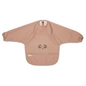 Śliniaki i fartuszki - Nuuroo - Śliniak Fartuszkowy Wodoodporny Z Kieszonką Luna Sand Panda - miniaturka - grafika 1