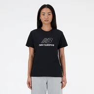 Koszulki i topy damskie - Koszulka damska New Balance WT41816BK  czarna - miniaturka - grafika 1