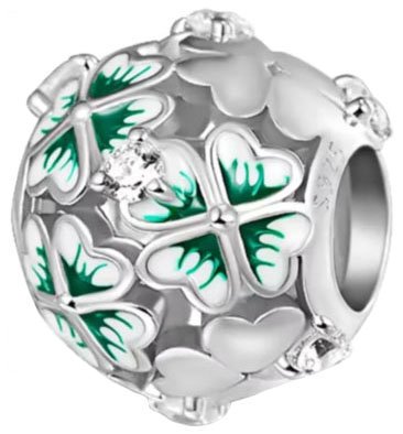 Charms Zawieszka Charms Kwiaty i Koniczyny