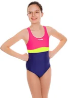 Stroje kąpielowe - Aqua-Speed Kostium kąpielowy Emily fioletowy r. 152 cm - miniaturka - grafika 1